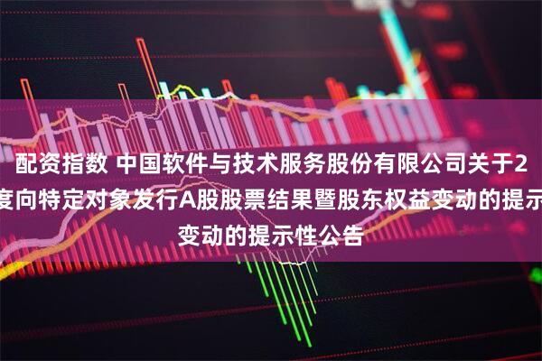 配资指数 中国软件与技术服务股份有限公司关于2024年度向特定对象发行A股股票结果暨股东权益变动的提示性公告