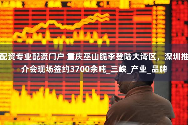配资专业配资门户 重庆巫山脆李登陆大湾区,深圳推介会现场签约3700余吨_三峡_产业_品牌