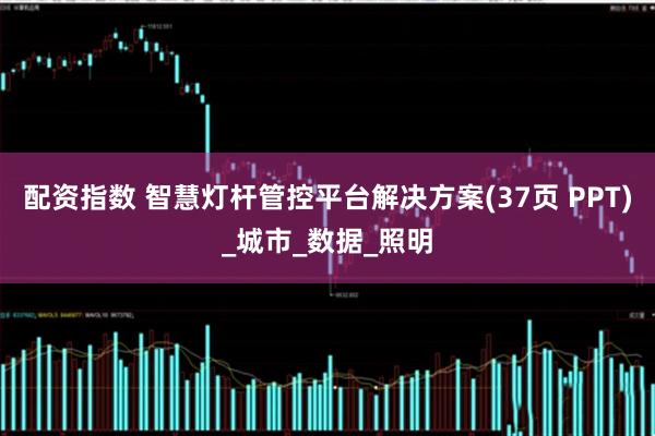 配资指数 智慧灯杆管控平台解决方案(37页 PPT)_城市_数据_照明